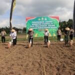 Polres Loteng Bersama Petani Wujudkan Ketahanan Pangan